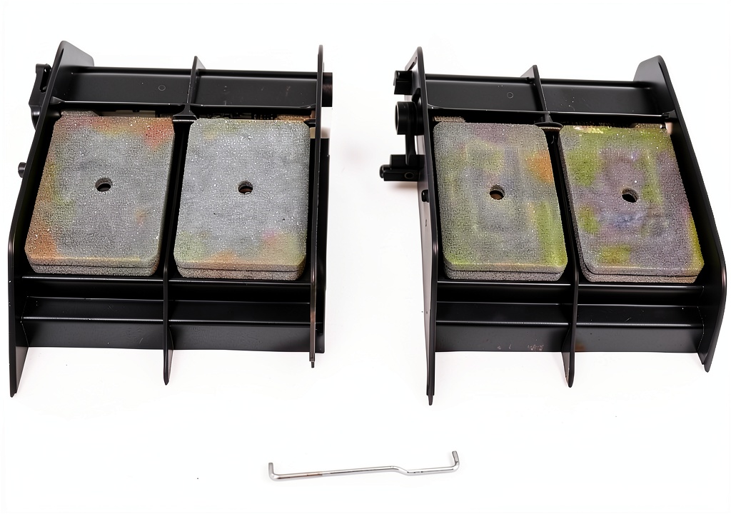 Installing Mopar heater control housing on a garage workbench