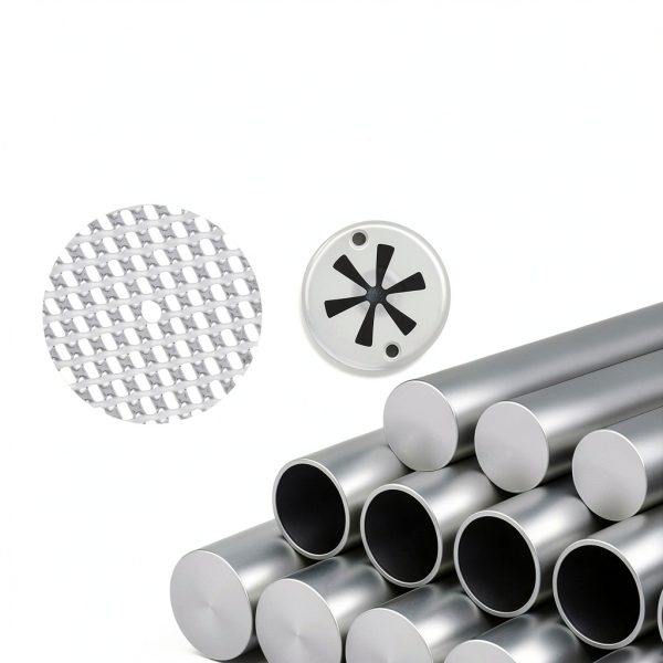 Figpade Heat Shield Clip On Round Aluminum Clip 2.04in 1/4-20-2