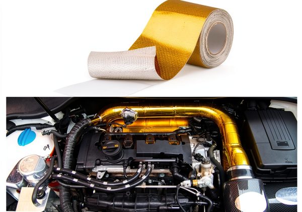 Exhaust Heat Shield Sporacingrts YMX3-1-EX006-9-ZF Glass Fiber-0