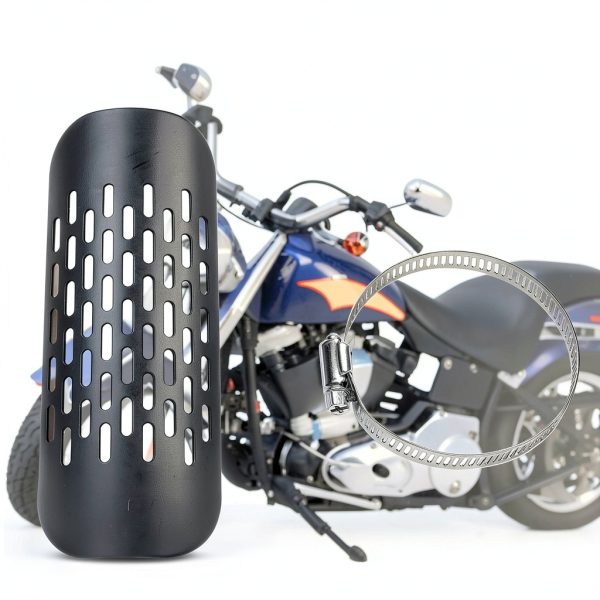 Tongze Exhaust Heat Shield Black 144mm Metal Steel Ventilation-1