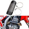 Tongze Exhaust Heat Shield Black 144mm Metal Steel Ventilation-0