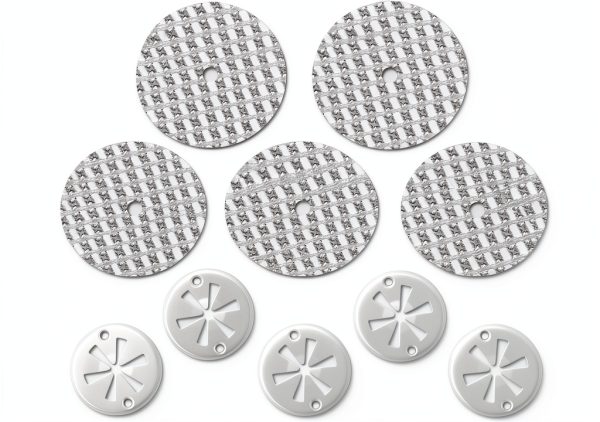 Figpade Heat Shield Clip On Round Aluminum Clip 2.04in 1/4-20-0