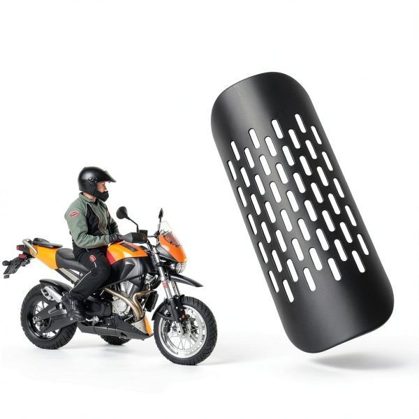 Tongze Exhaust Heat Shield Black 144mm Metal Steel Ventilation-4