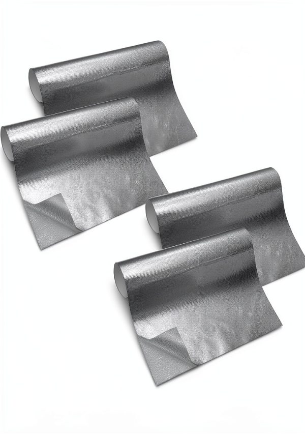 Sumind Aluminized Heat Shield Sheet 12x30in 4-Pack Exhaust Insulation-0