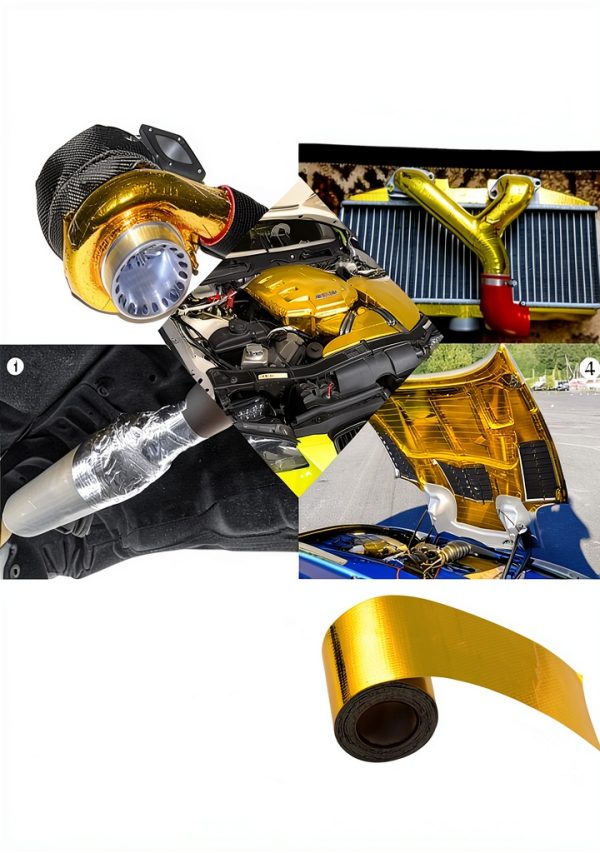 Exhaust Heat Shield Sporacingrts YMX3-1-EX006-9-ZF Glass Fiber-3