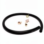 1/4" x 25" Fuel Line Hose Black Lawn Mower 5414K-0