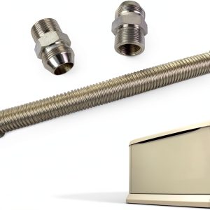 Gas Supply Line ZHQIAO 0L4836A 15" 3/4 Stainless Steel for Generac-0